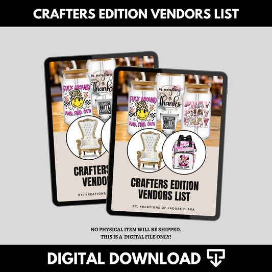 Crafters Edition 2025 Vendors List