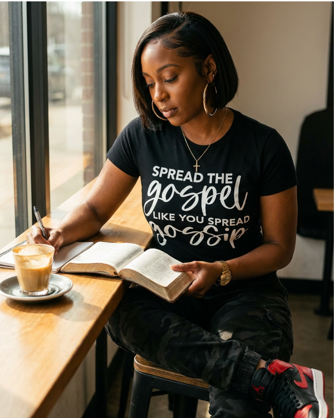 Spread The Gospel T-Shirt | Christian Graphic Tee | Faith-Based Inspirational Shirt