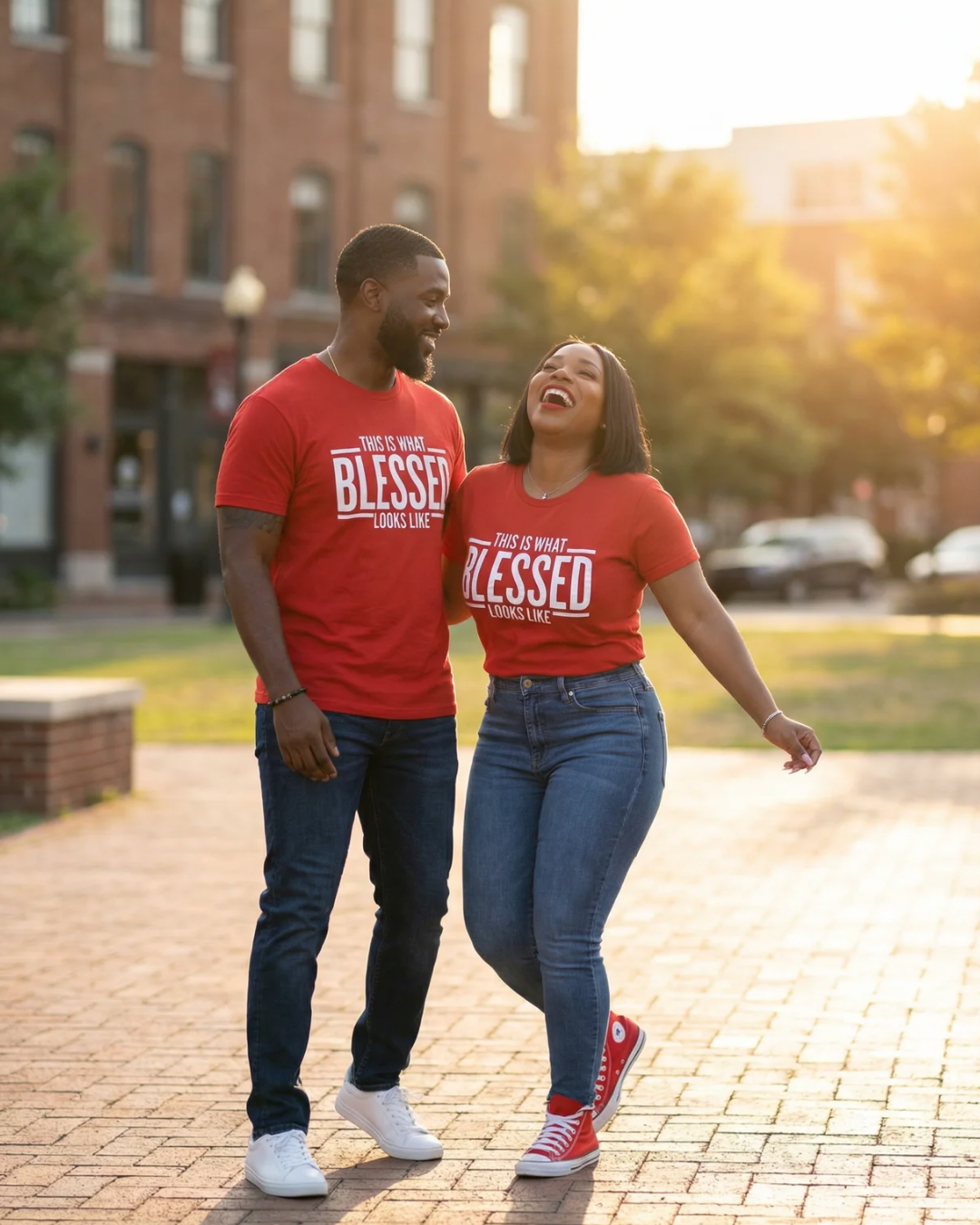 This Is What Blessed Looks Like T-Shirt | Christian Graphic Tee | Faith Inspirational Shirt for Women