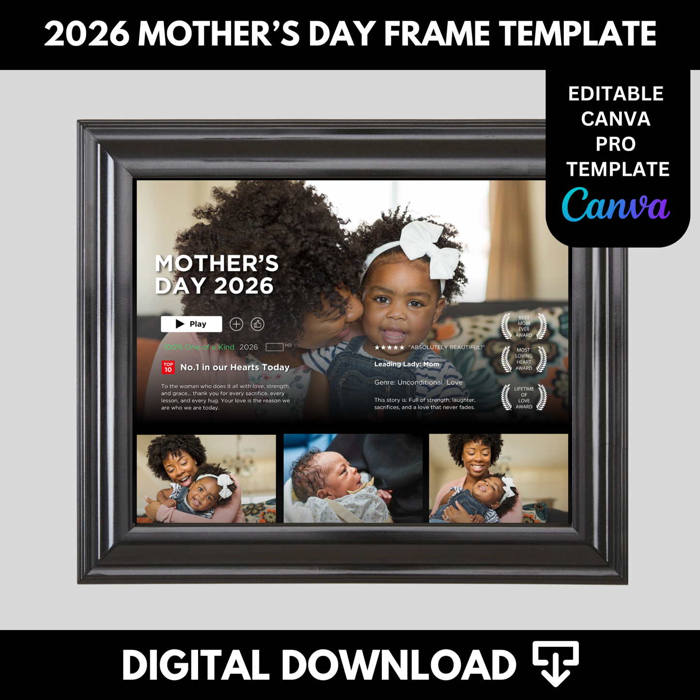 Mother's Day Frame Template