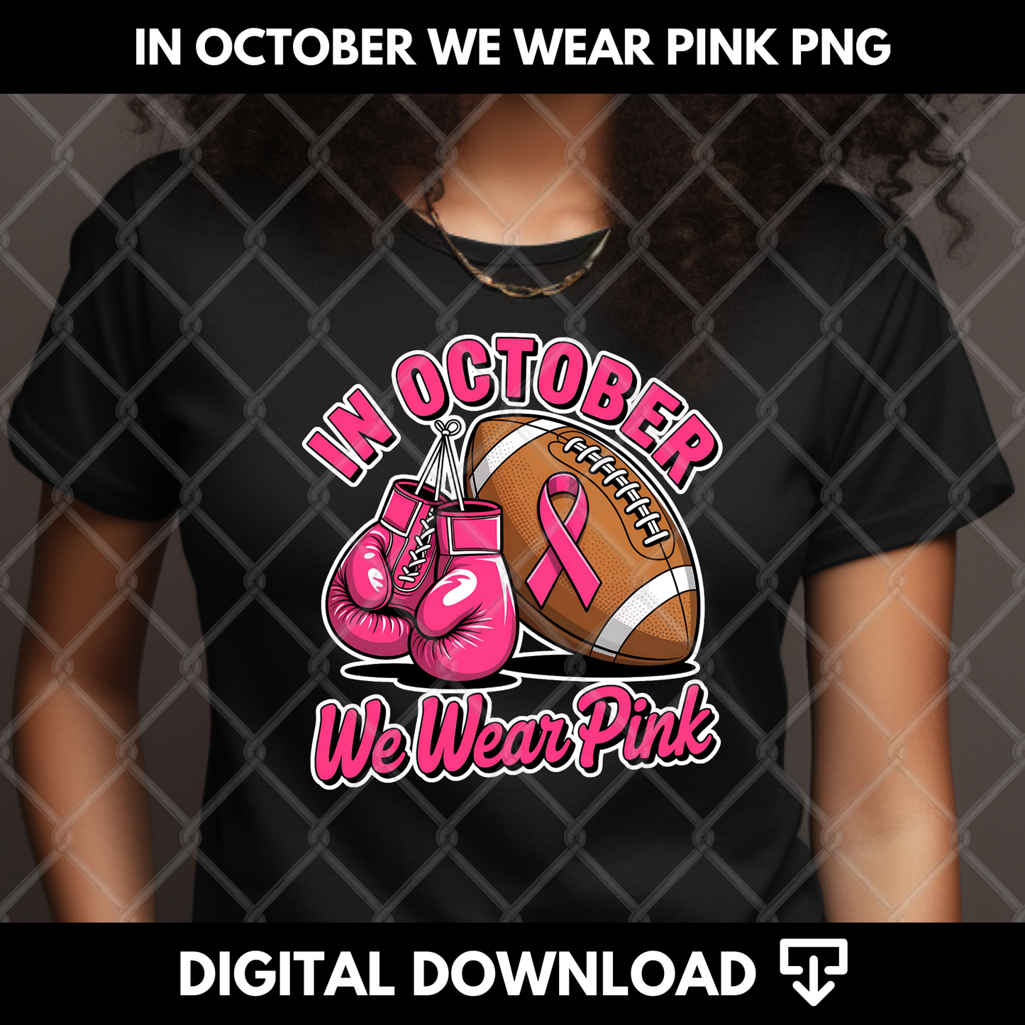 In October We Wear Pink PNG