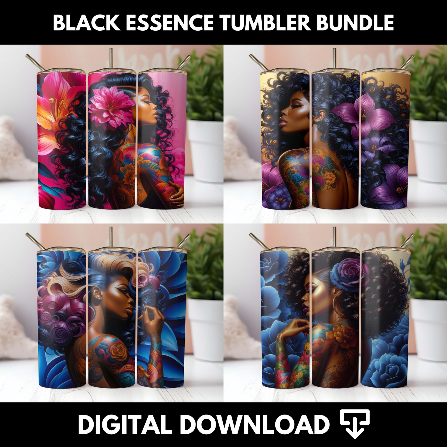 Beautiful Essence Tumbler Wrap Bundle