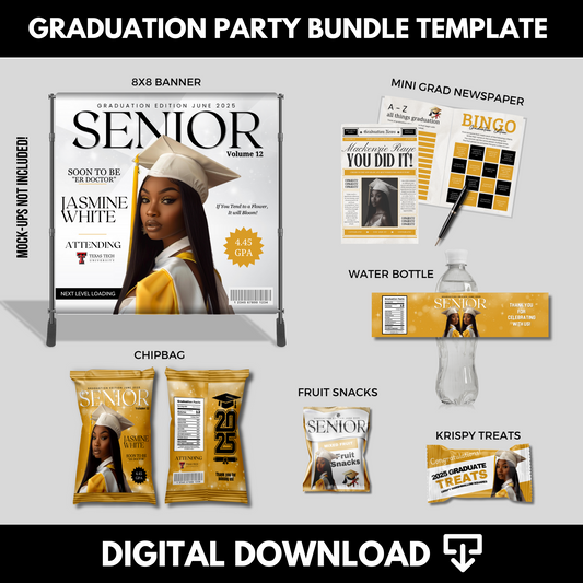 Graduation Party Template Bundle