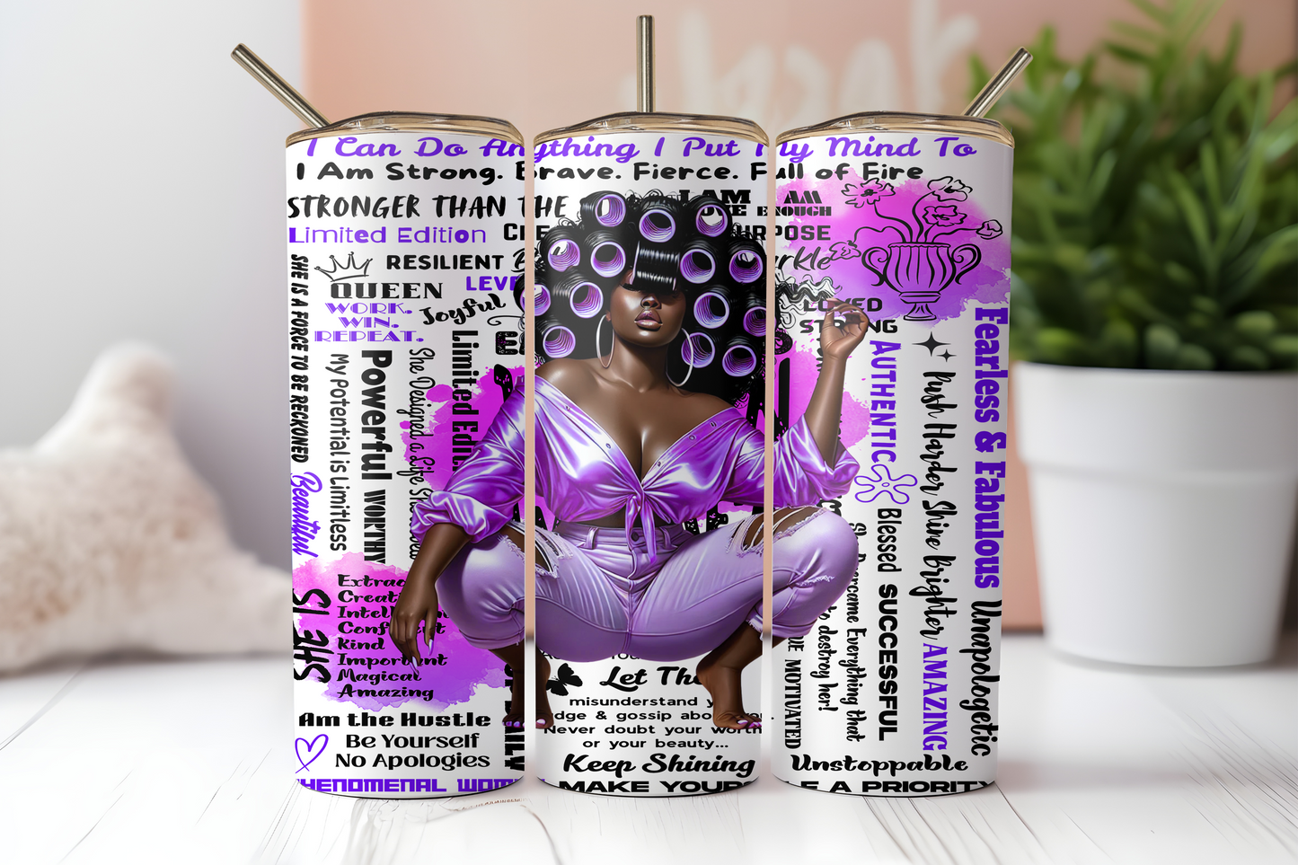 Crowned in Curls 20oz Tumbler