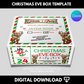 8x8 Special Delivery Christmas Eve Box Template