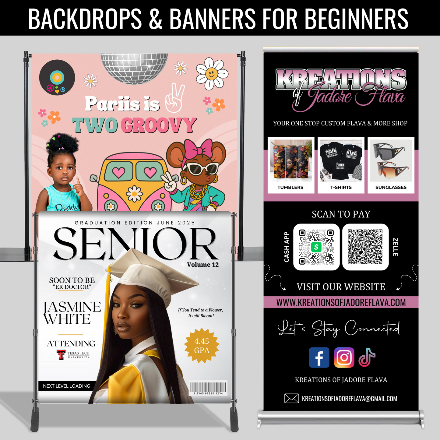 Backdrops & Banners for Beginners