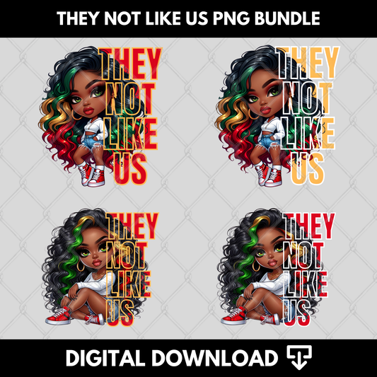 They Not Like Us PNG Bundle with MRR Resell Rights