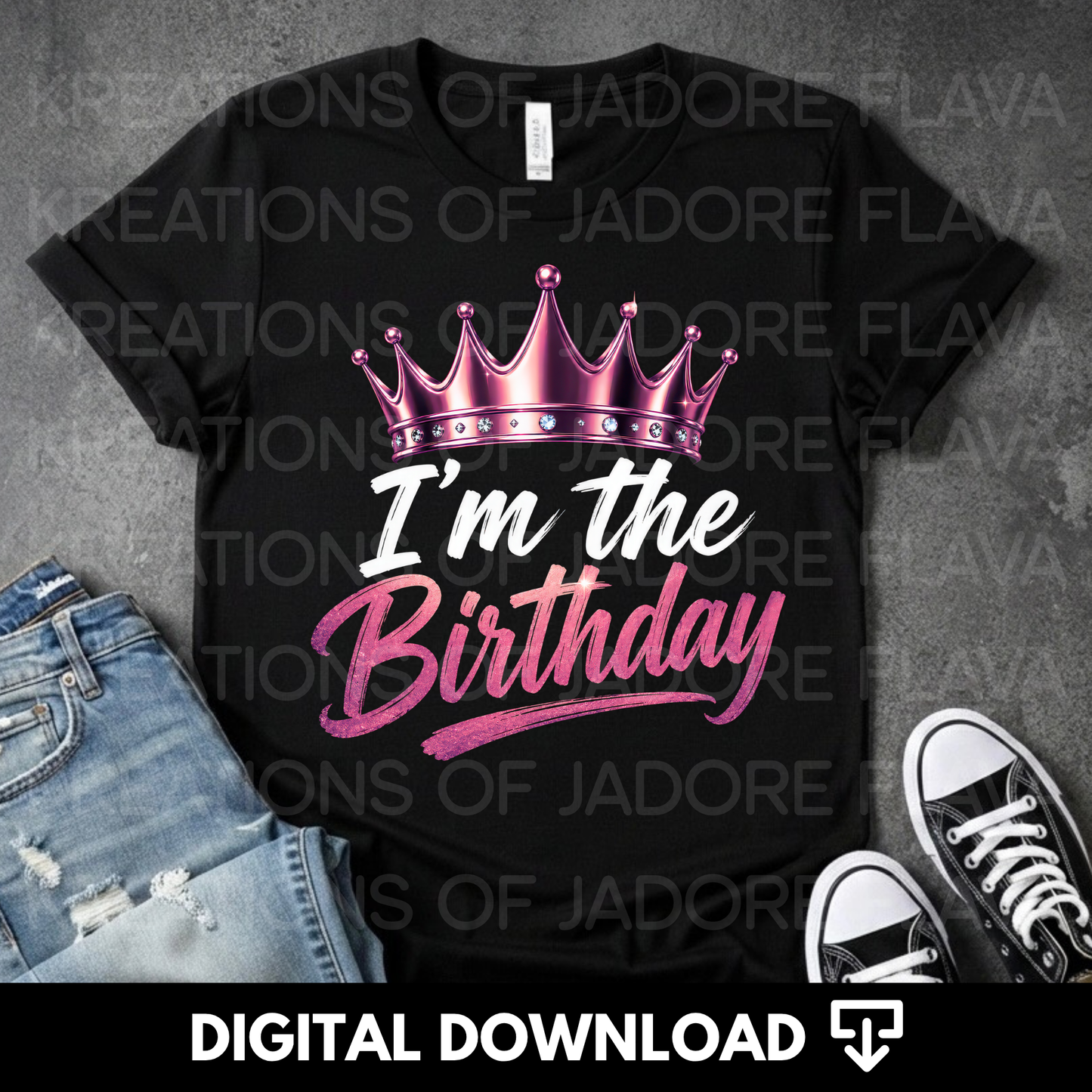 I'm The Birthday PNG