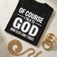 Talk to God T-Shirt | Christian Faith Graphic Tee | Inspirational Religious Shirt for Women