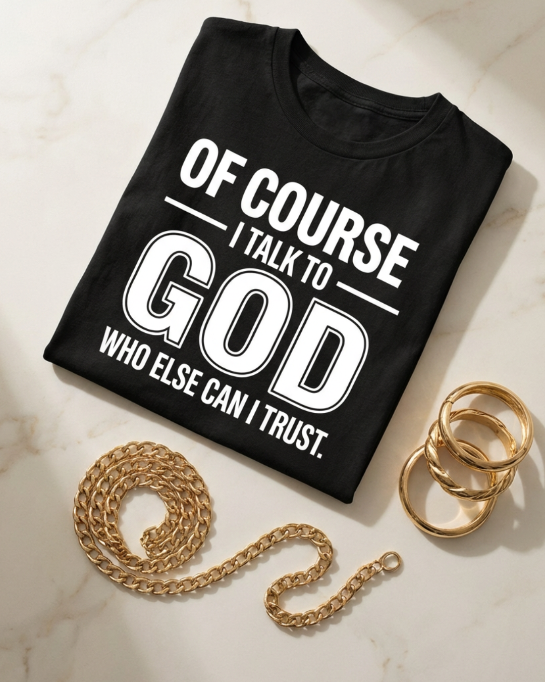 Talk to God T-Shirt | Christian Faith Graphic Tee | Inspirational Religious Shirt for Women