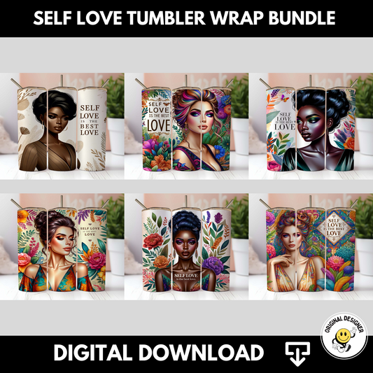 Self Love Tumbler Wrap Bundle