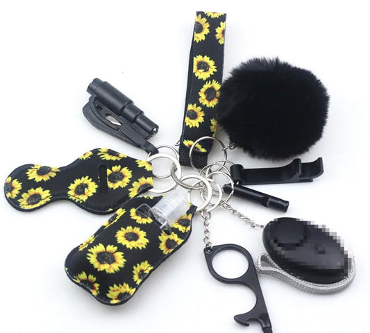 Sunflower Self Defense Keychain