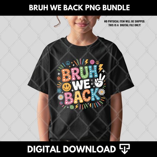 Bruh We Back Png Bundle
