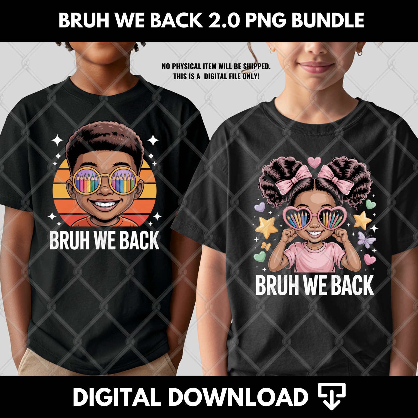 Bruh We Back 2.0 Png Bundle