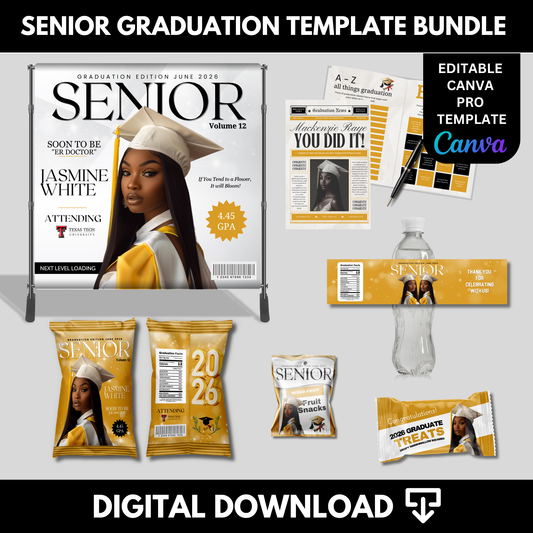 Graduation Party Template Bundle