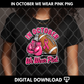In October We Wear Pink PNG