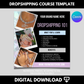 Drop Shipping Course Template
