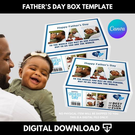 Father's Day Box Templates