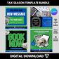 Tax Season Template Bundle 2 (Includes 65 Templates)