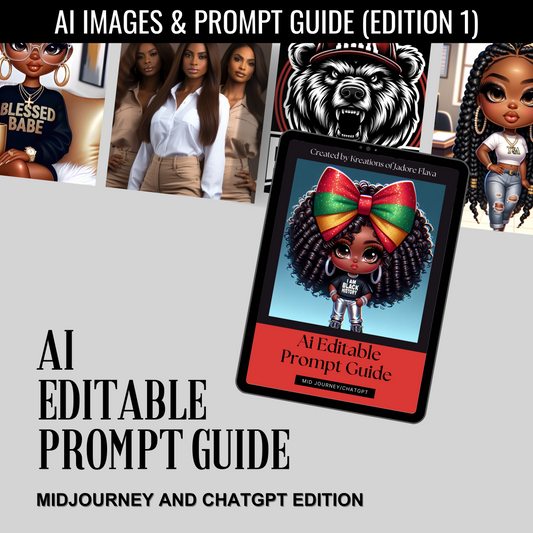 Ai Images and Prompt Guide Edition 1