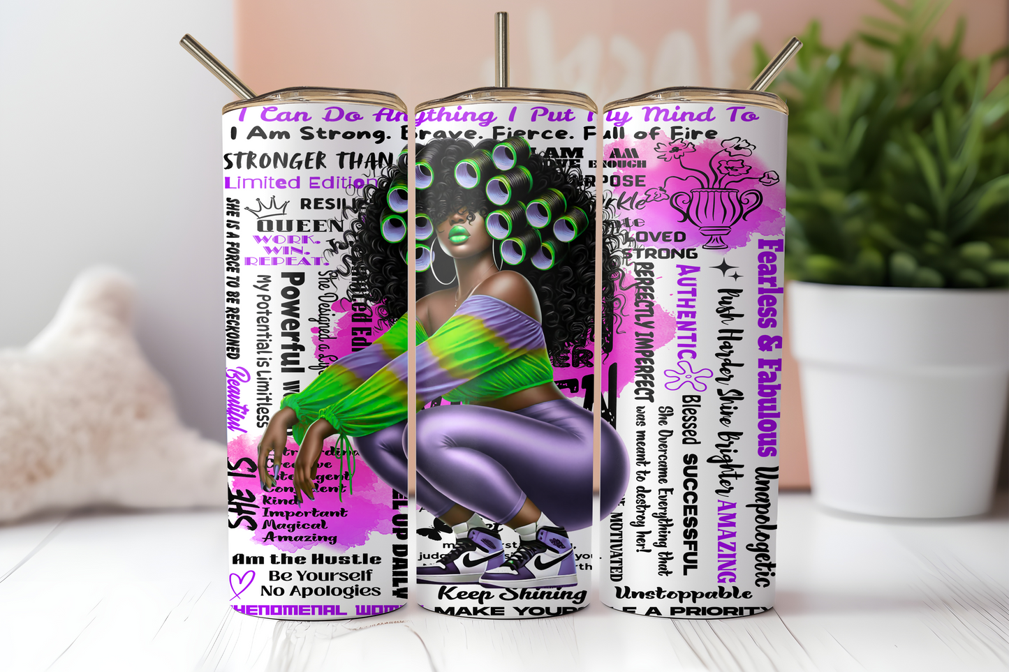 Crowned in Curls 20oz Tumbler