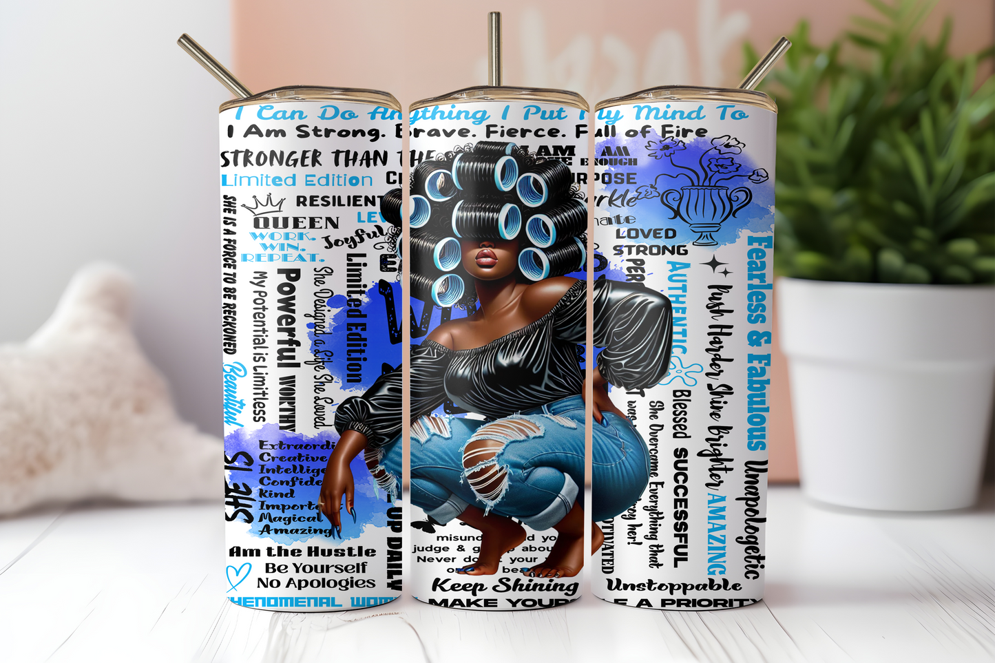 Crowned in Curls 20oz Tumbler