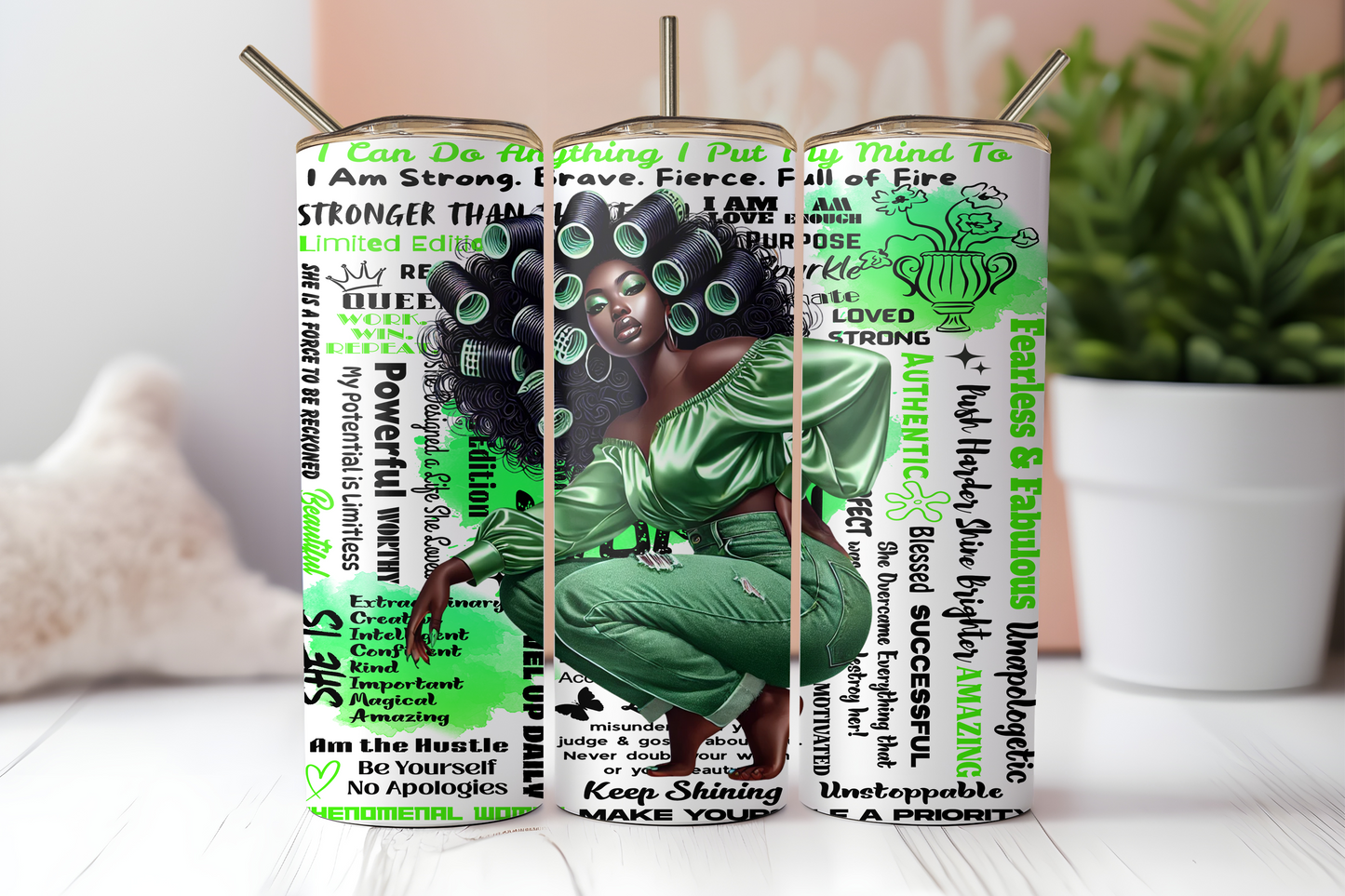 Crowned in Curls 20oz Tumbler