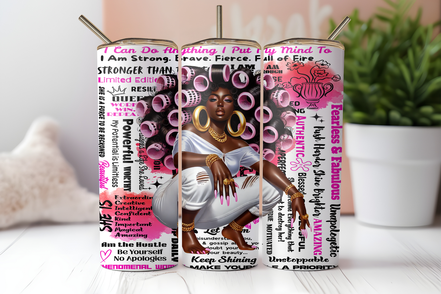 Crowned in Curls 20oz Tumbler